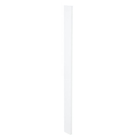 CAMBRIDGE White Shaker Style Kitchen Cabinet Filler (3 in W x 0.75 in D x 34.5 in H) SA-BUSF34-SW
